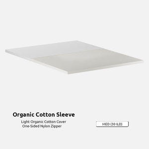 2" Organic Latex Mattress Topper with Organic Cotton Cover