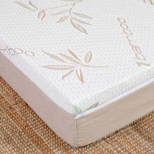 8" GOLS Organic Dunlop Latex Mattress with Top-Zippered Bamboo Cover