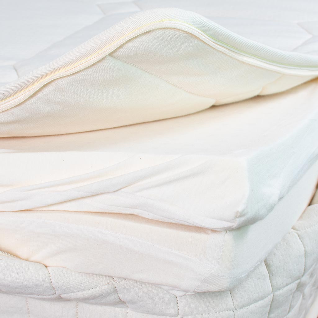 Organic Latex Mattress Open to show layers