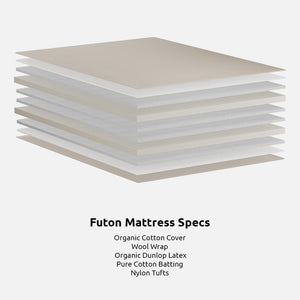 Organic Latex Futon Mattress