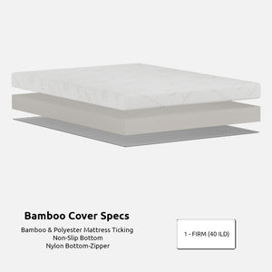 6" Latex Mattress with Bamboo Cover